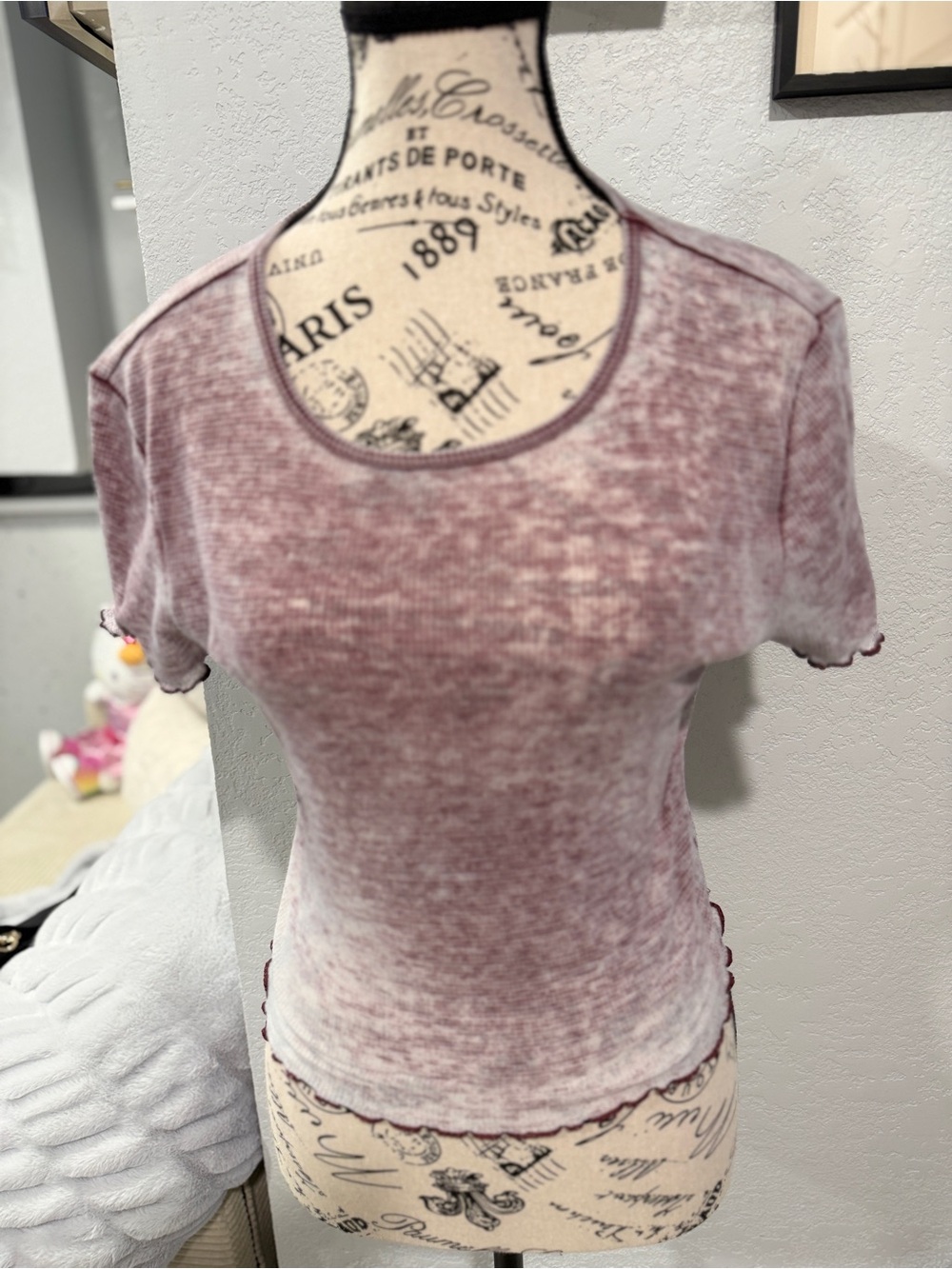 American Eagle Outfitters Burnout Tee Bundle Size Medium | 2 Short Sleeve Tops - Picture 2 of 13